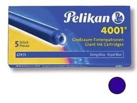 Pelikan Caja De 5 Cartuchos Largos 4001 Gtp/5 - Tinta De Alta Calidad - Compatible Con Plumas Estilograficas - Color