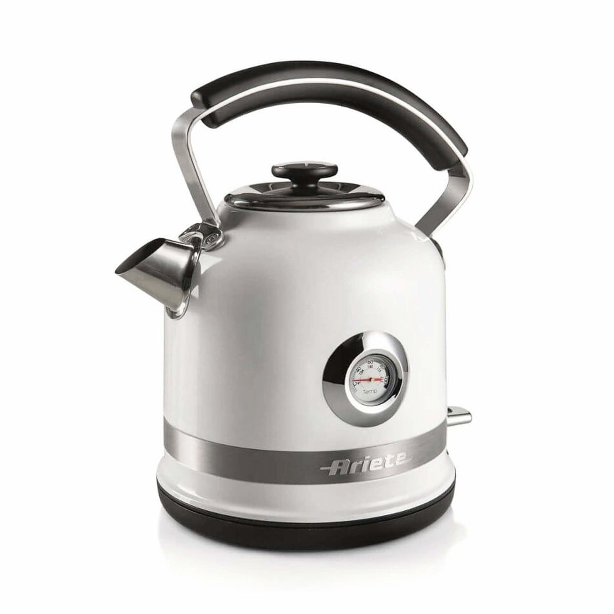 Ariete Kettle Moderna White, 2,000 Vatios, 1.7 Litros 2854wh