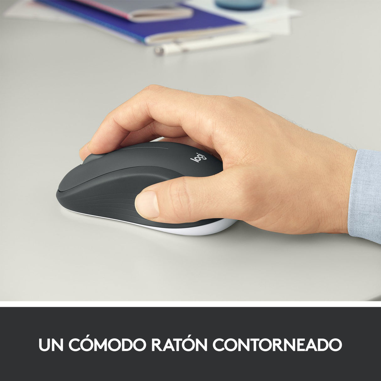 EAN 5099206077423 - Logitech 920-008680 teclado Ratón incluido Universal RF inalámbrico QWERTY Español Negro imagen 8