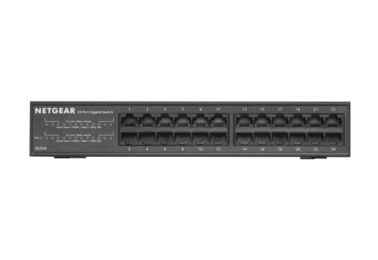 Netgear Gs324v2 Gigabit Unmanaged Switch 24 Ports Gs324-200eus