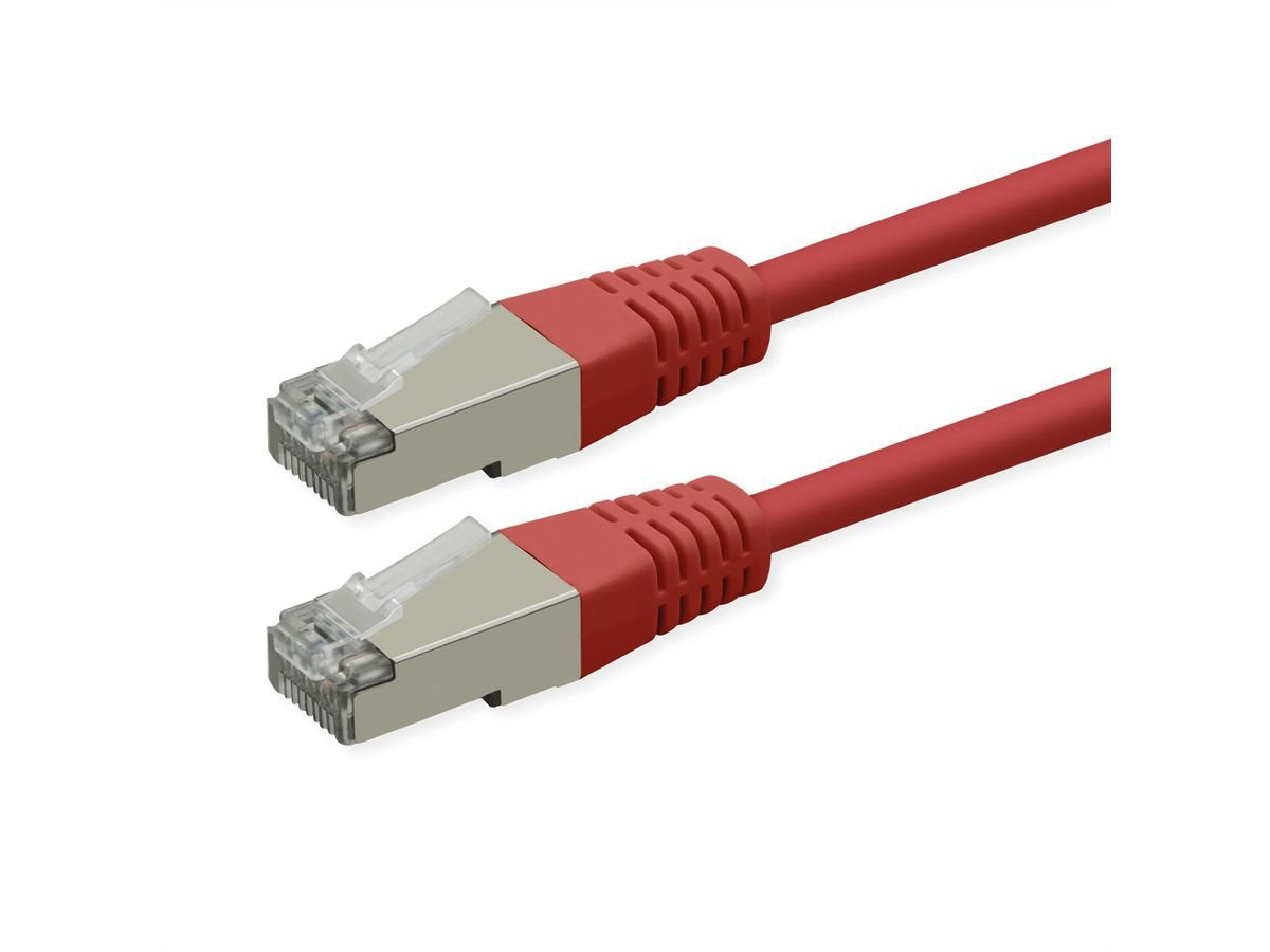 Kab Roline Cable De Red Cat.6 Class E Poe S Ftp Pimf Rojo 1m