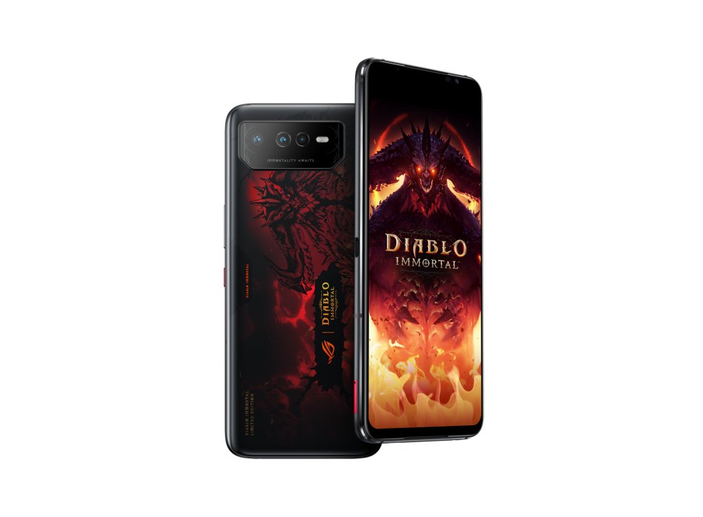 Asus Rog Phone 6 Diablo Immortal Edition 17,2 Cm (6.78") Sim Doble Android 12 5g Usb Tipo C 16 Gb 512 Gb 6000 Mah Negro, Rojo