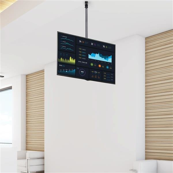 EAN 0065030865470 - StarTech.com FLATPNLCEIL soporte para pantalla de señalización 190,5 cm (75") Negro imagen 5