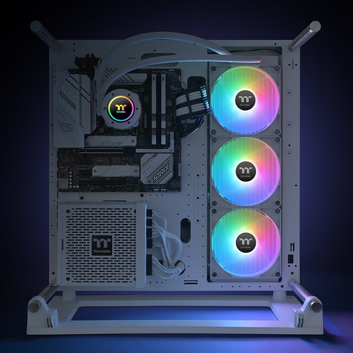 EAN 4713227539265 - Thermaltake TH420 V2 ARGB Placa base Kit de refrigeración líquida Blanco 1 pieza(s) imagen 7