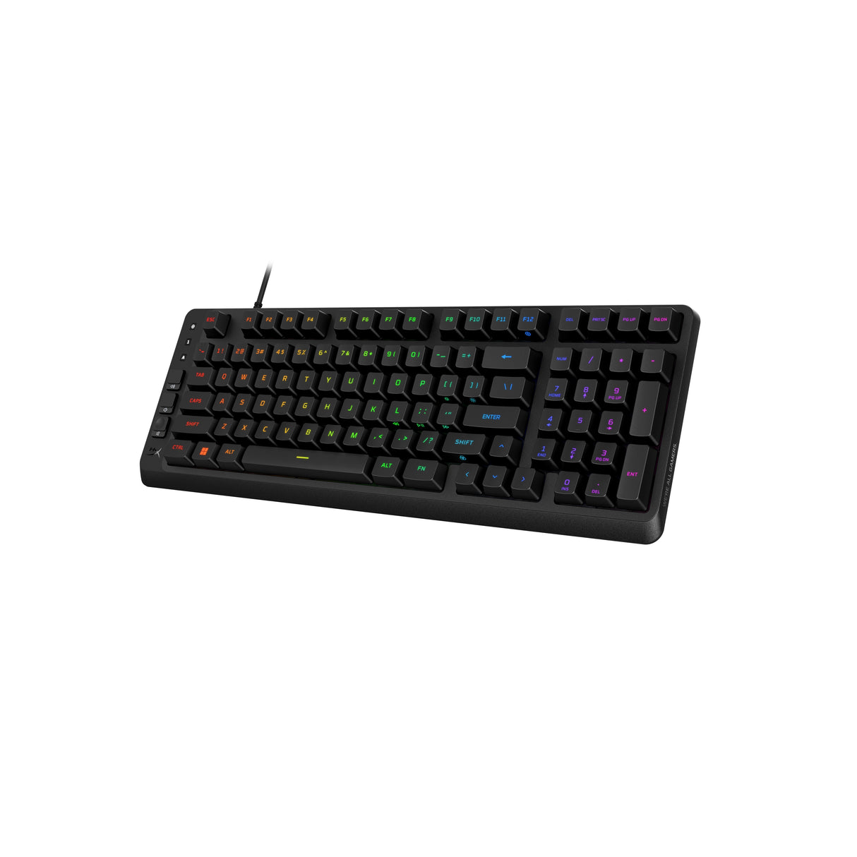 EAN 0198990307855 - HyperX Eve 1800 teclado Juego USB Negro imagen 9
