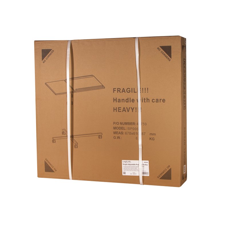 EAN 4052792050660 - LogiLink BP0068 montaje para projector Piso Negro, Acero inoxidable imagen 3