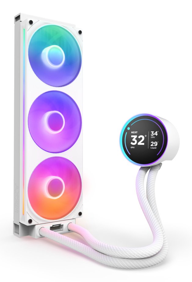 Nzxt Kraken Elite 360 Rgb 360 Mm, Refrigeración Líquida Rl-Kr36e-W2