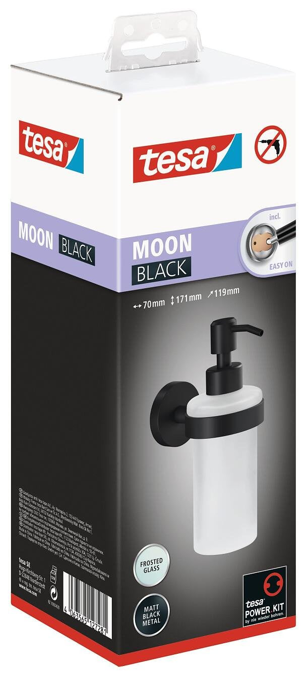 Tesa Moon Black Dispensador De Jabón 0,2 L Negro, Blanco