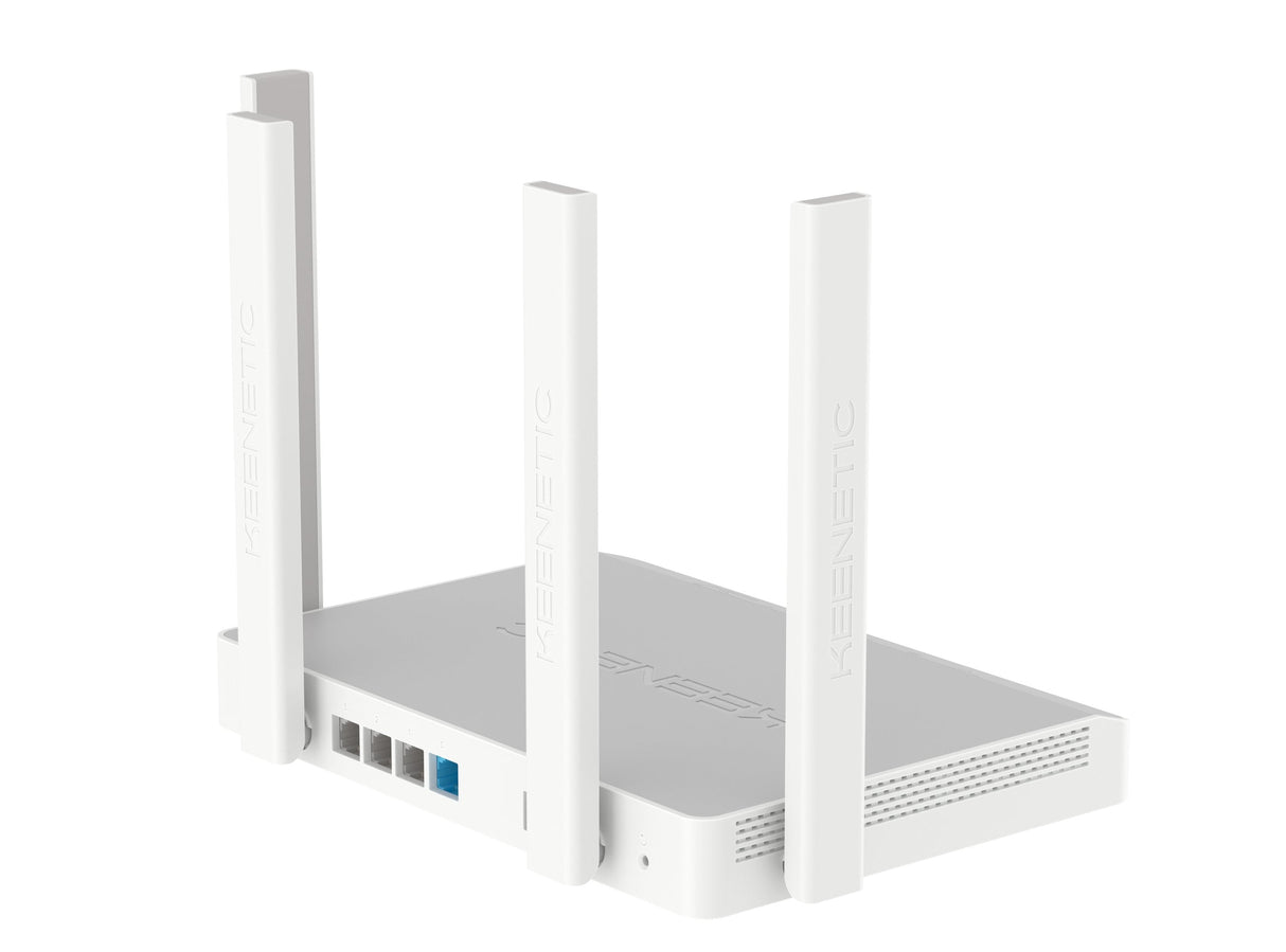 Keenetic Kn-3610 Router Inalámbrico Gigabit Ethernet Doble Banda (2,4 Ghz / 5 Ghz) Gris, Blanco