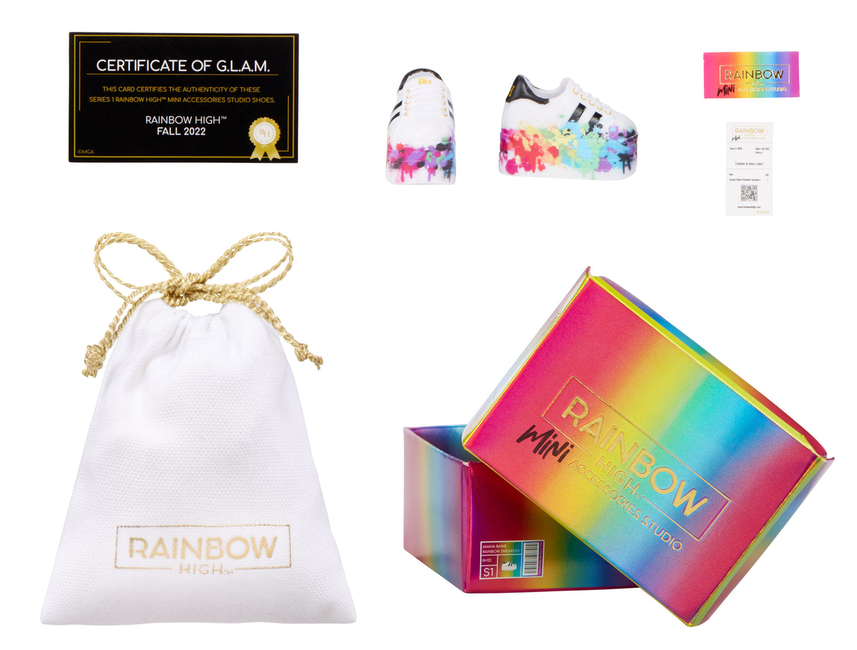 EAN 0035051586074 - Rainbow High Accessories Studio Series 1, S Assortment in PDQ Zapatos de muñeca imagen 17