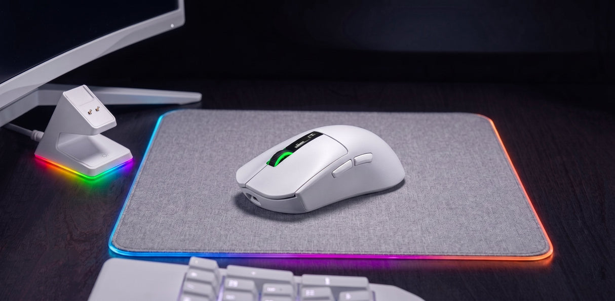 Ratón Gaming Inalámbrico Mars Gaming Mmw-Elite Batería Recargable Hasta 20000 Dpi Blanco