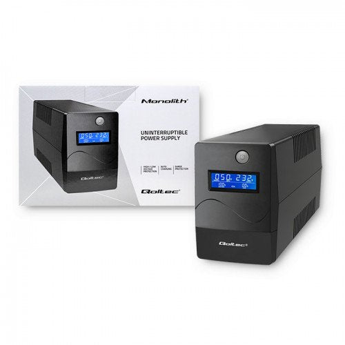 EAN 5901878539805 - Qoltec Monolith sistema de alimentación ininterrumpida (UPS) Doble conversión (en línea) 1 kVA 600 W 2 sa imagen 8