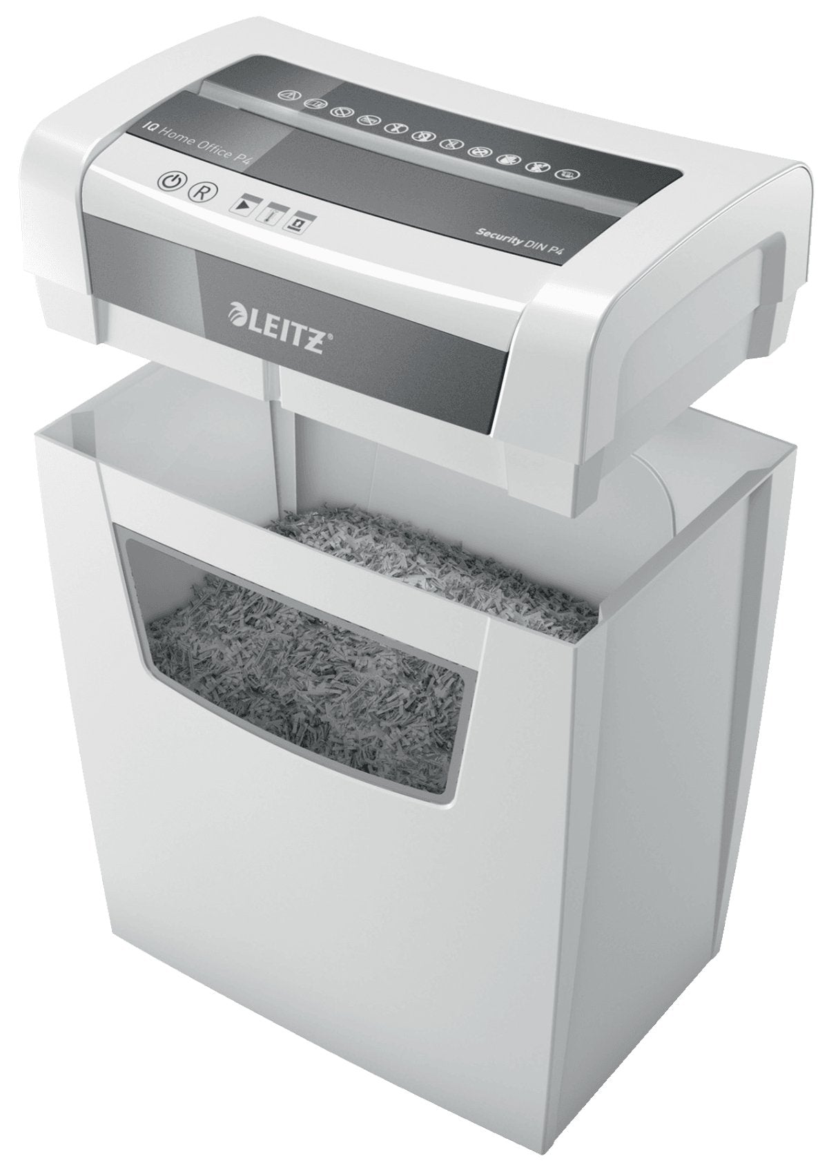 EAN 4002432118939 - Leitz IQ Home Office P-4 triturador de papel Corte en partículas 58 dB 22 cm Blanco imagen 3