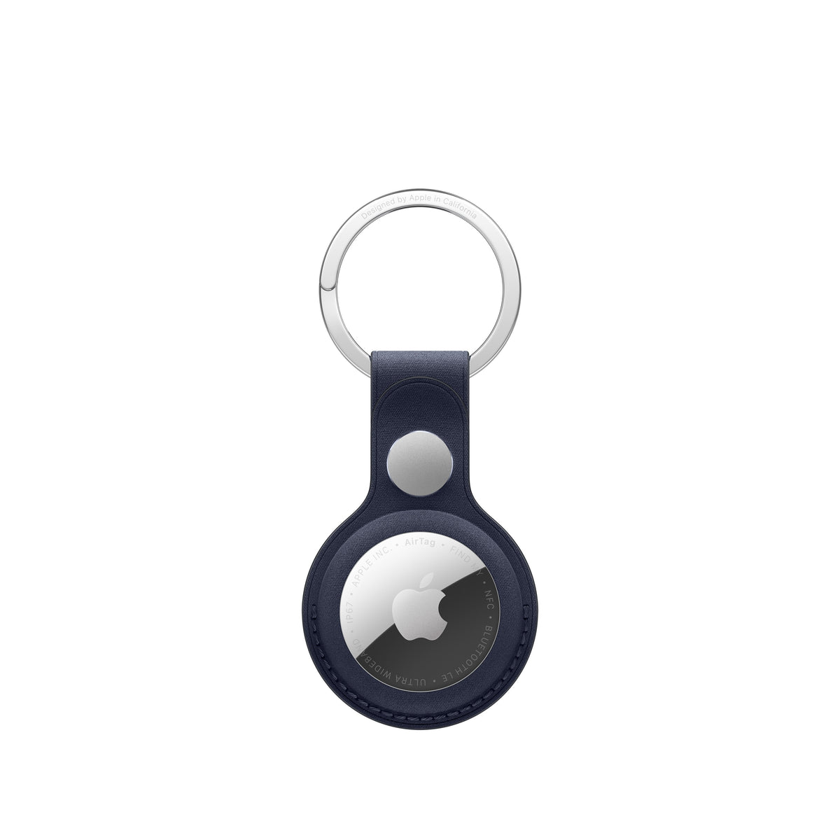 Airtag Finewoven Key Ring Navy