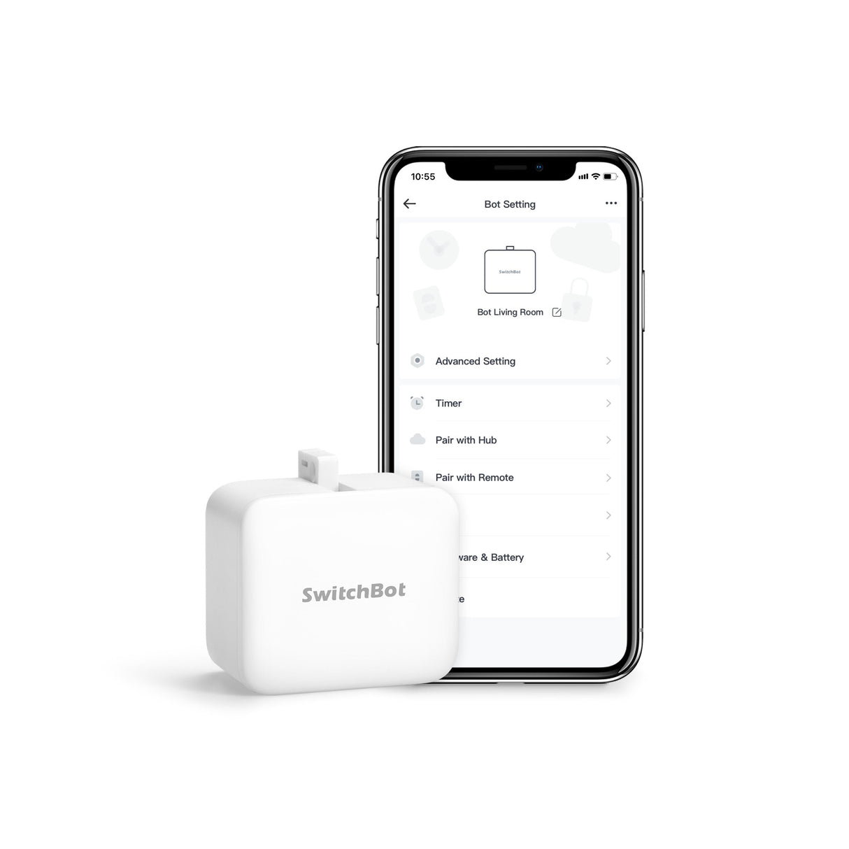 EAN 0850037096596 - SwitchBot Smart Bot Pulsador de interruptor inteligente imagen 3