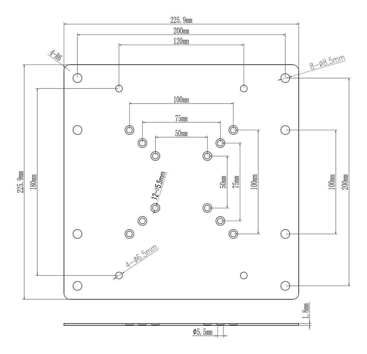 EAN 8435739901465 - AISENS ACC001-289 kit de montaje Acero imagen 6