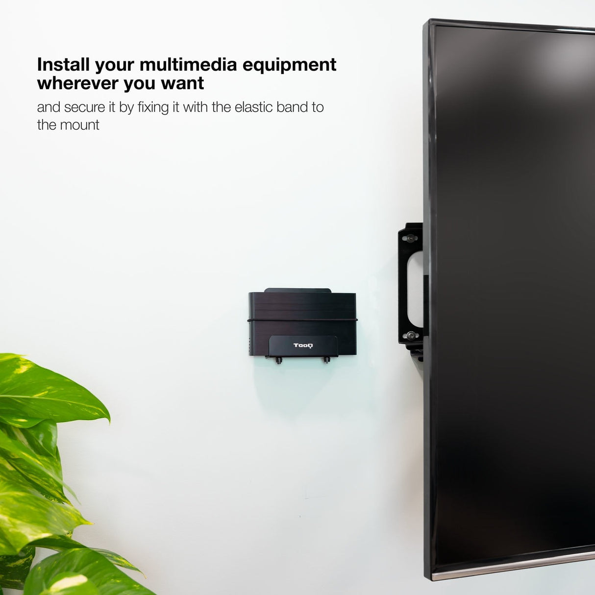 EAN 8433281012318 - TooQ TQMPM4776 soporte de CPU Soporte de CPU para instalación en pared Negro imagen 6