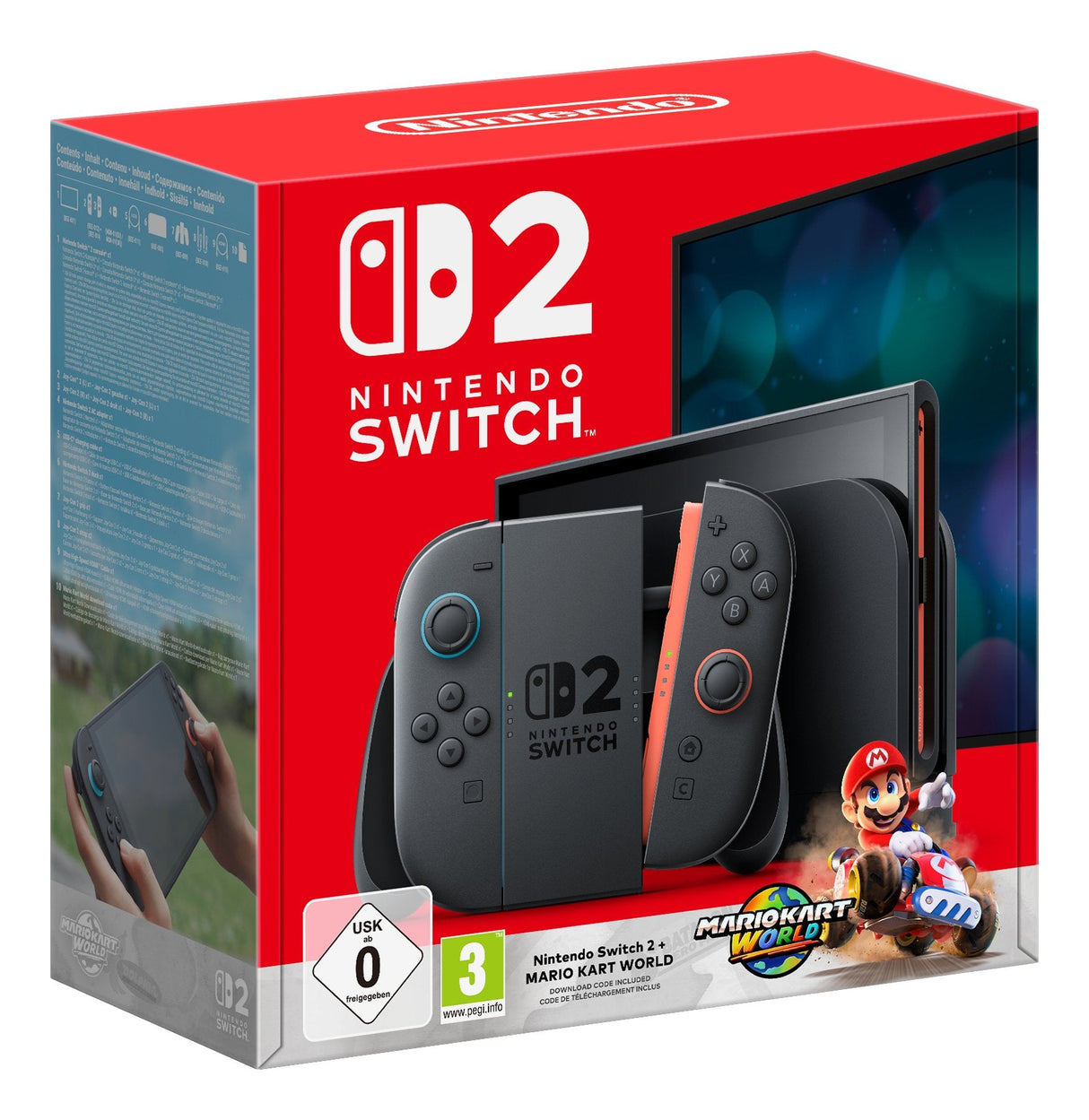 EAN 0045496321529 - Nintendo Switch 2 + Mario Kart World videoconsola portátil 20,1 cm (7.9") 256 GB Pantalla táctil Wifi Neg imagen 1