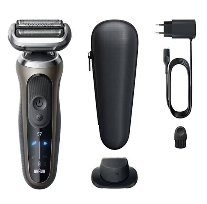 EAN 8700216645300 - Braun Series 7 72-C1200s Recortadora Negro, Bronce, Acero inoxidable imagen 1