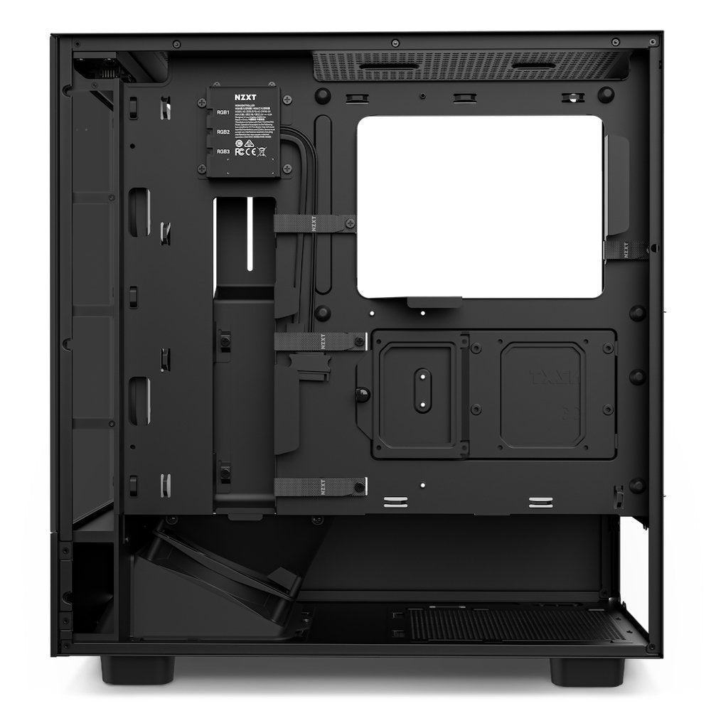 Caja Pc Nzxt H5 Elite All Black Miditower Glasfenster Cc-H51eb-01 Retail