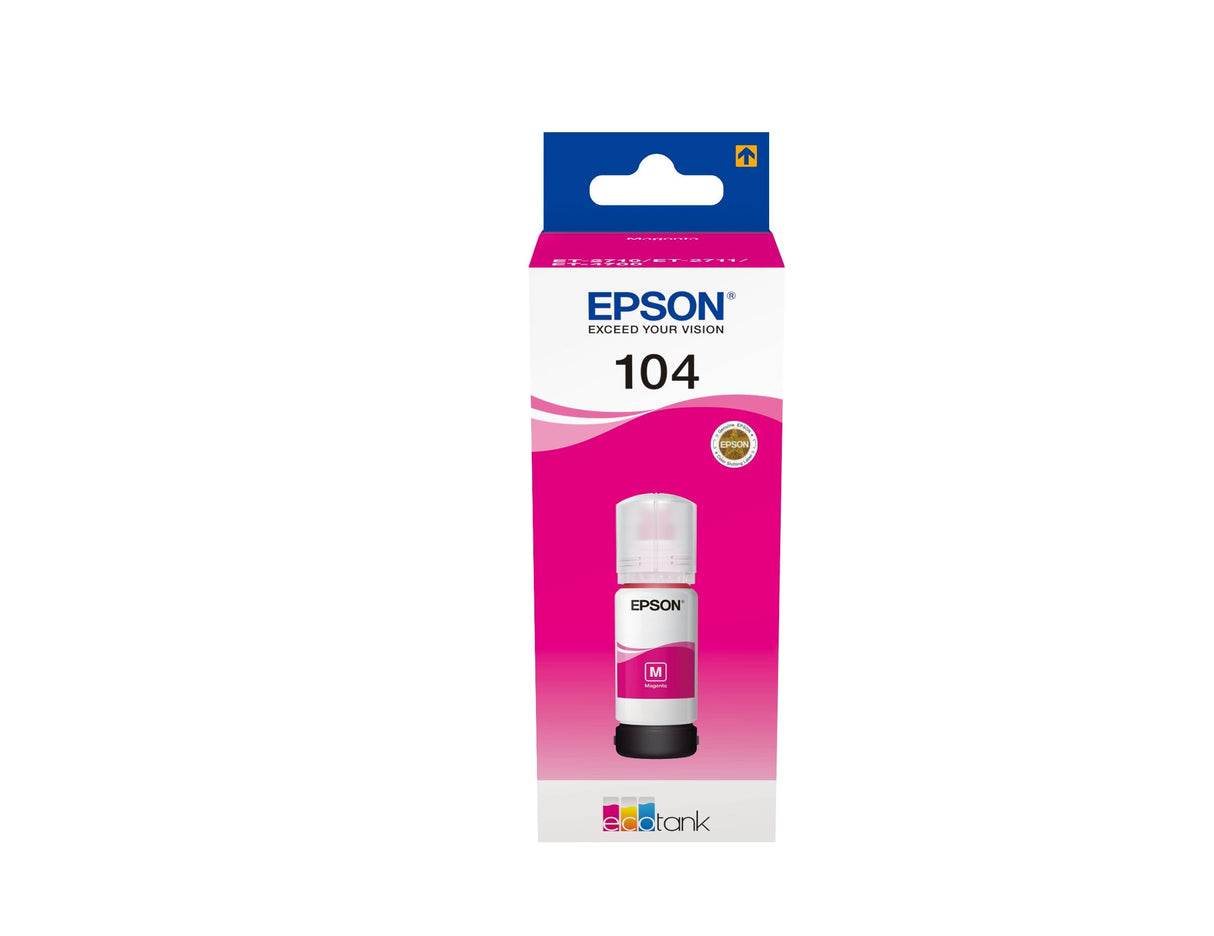 Botella Original Epson 104 Magenta - C13t00p340 Ml-70