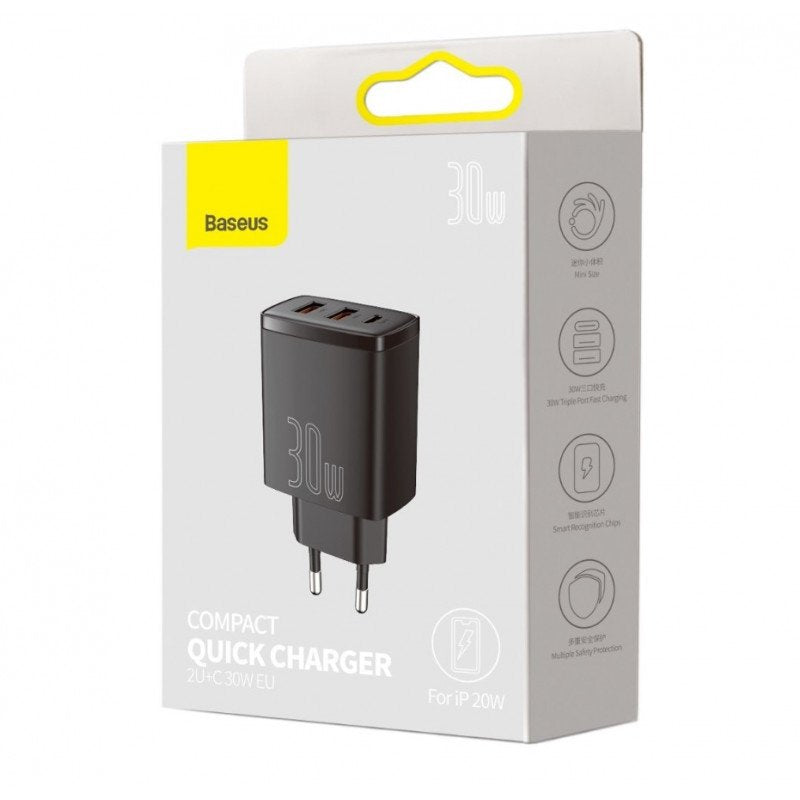 EAN 6953156207295 - Baseus CCXJ-E01 cargador de dispositivo móvil Smartphone, Reloj inteligente, Tableta Negro Corriente alte imagen 5