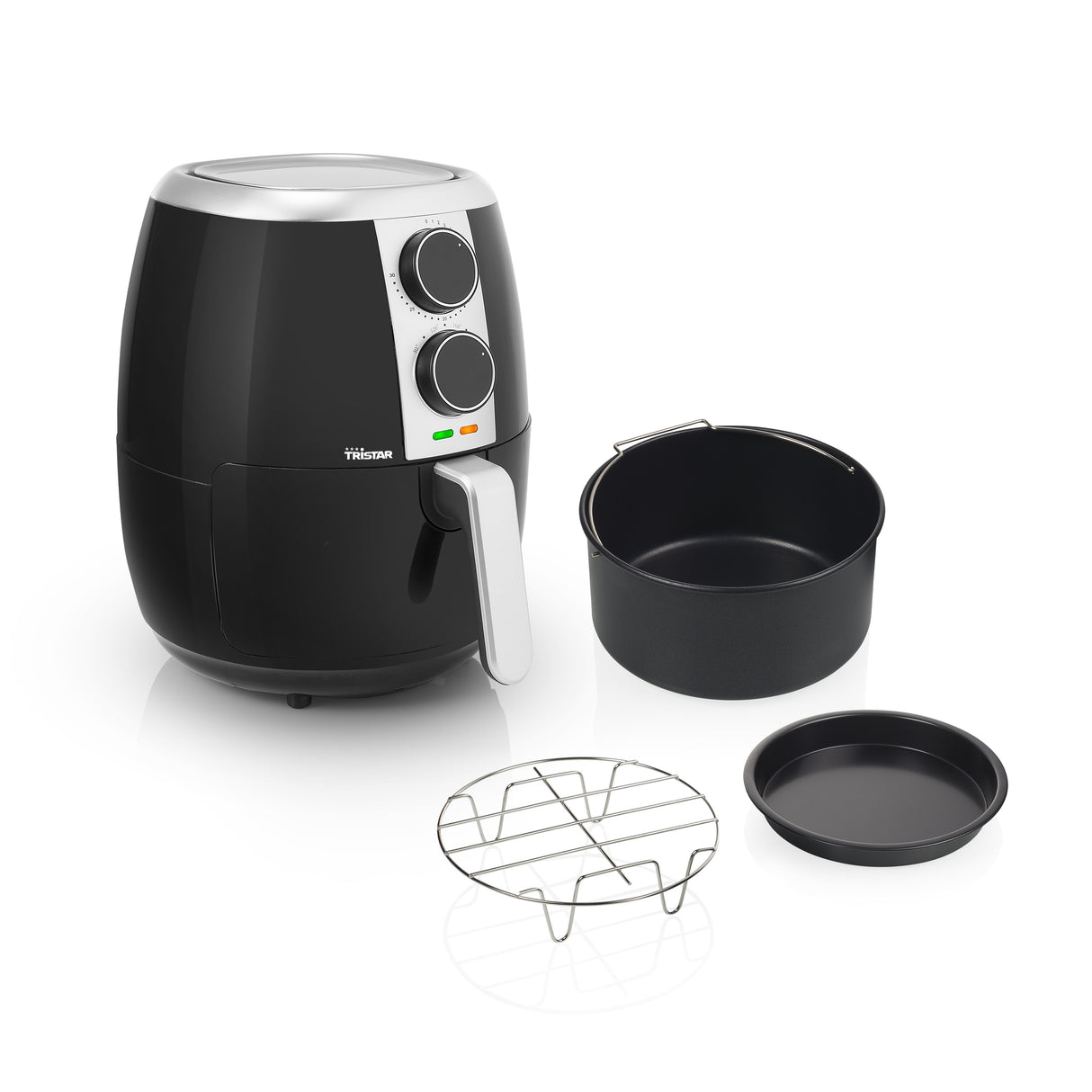 EAN 8713016048271 - Tristar FR-6989 freidora Sencillo 3,5 L Independiente 1500 W Negro, Plata imagen 7