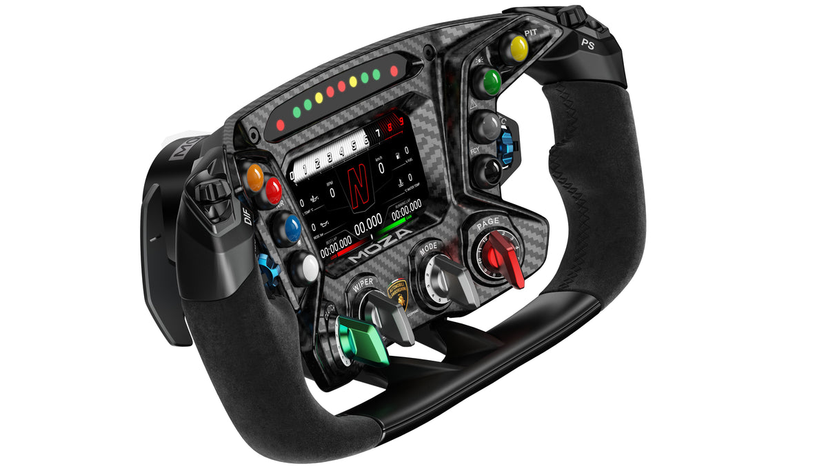 Moza Racing Controlador Rs070 / Scv12 Wheel Negro