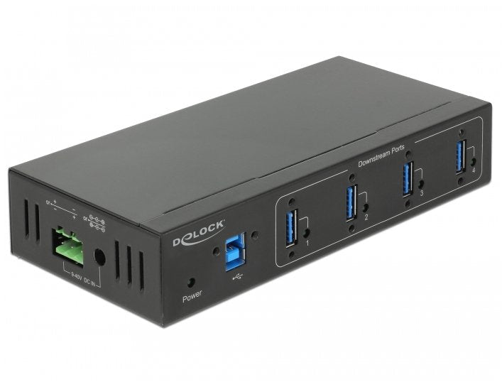 EAN 4043619633098 - DeLOCK 63309 hub de interfaz USB 3.2 Gen 1 (3.1 Gen 1) Type-B 5000 Mbit/s Negro imagen 1