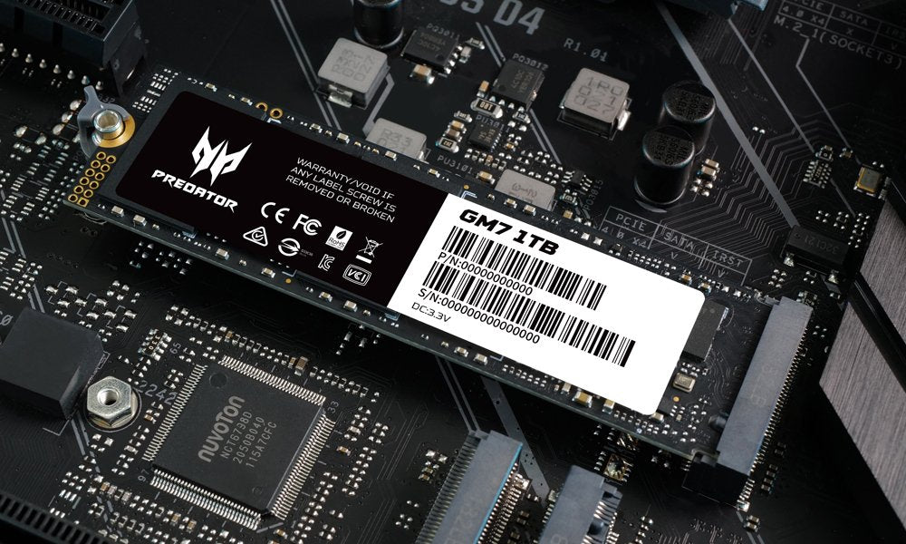 EAN 6955914619128 - Predator GM7-1TB M.2 PCI Express 4.0 NVMe imagen 12