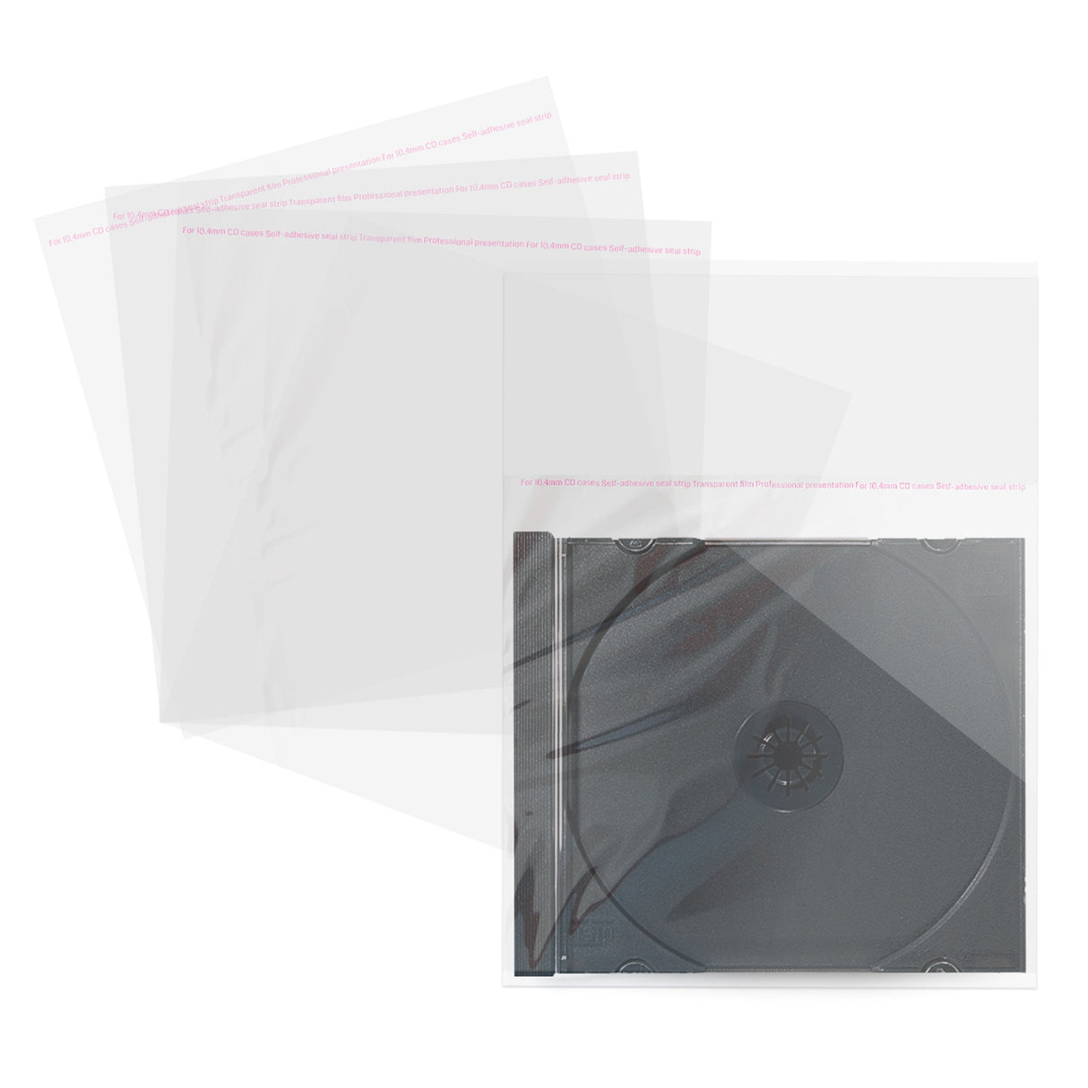 Mediarange Cd Hüllen 100pcs Folientaschen 10.4mm Transparentee