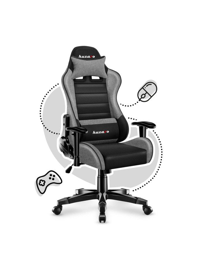 EAN 5903796010251 - Huzaro Ranger 6.0 Silla para videojuegos universal Asiento (de seguridad) de butaca Gris imagen 2