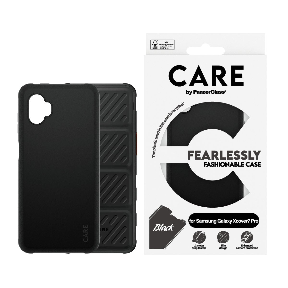 Panzerglass Care Tpu Case Negro Samsung Galaxy Xfunda7 Pro 5g