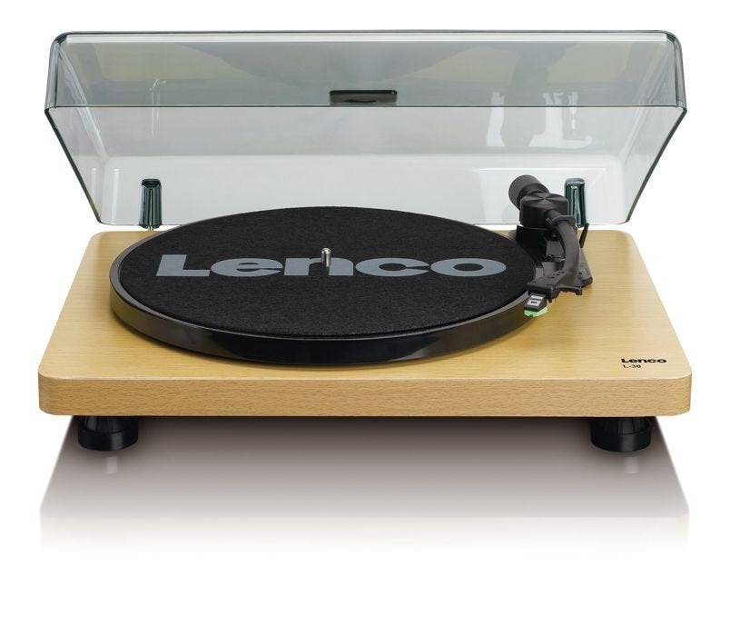 Lenco L-30 Wood Tocadisco Tocadiscos De Tracción Por Correa