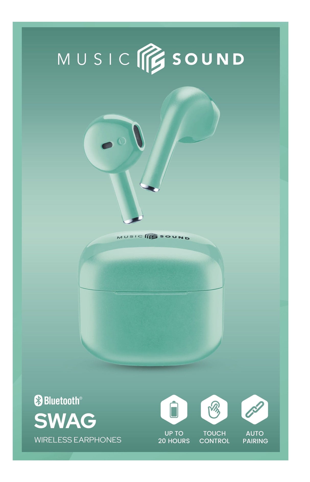 Cellularline Ms Auricolari Swag Tws Bt Verde