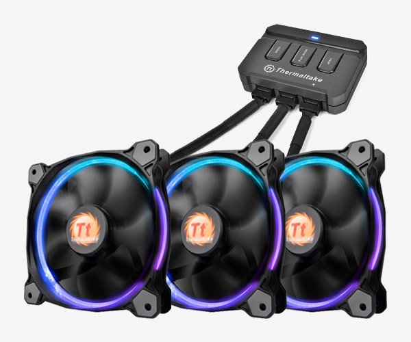 EAN 4717964402400 - Thermaltake RIing 14 (3 Fan Pack) Carcasa del ordenador Ventilador 14 cm Negro imagen 2