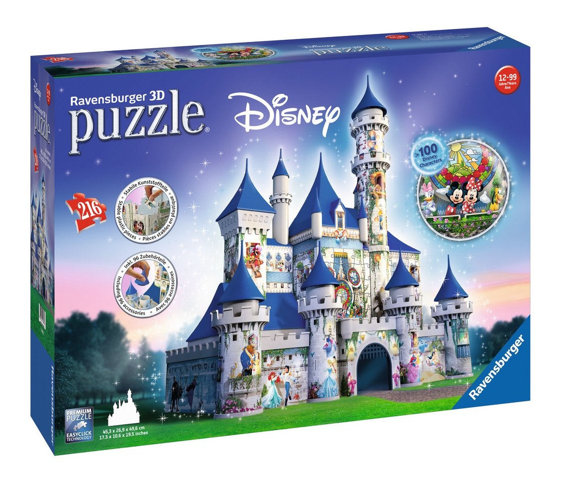Ravensburger Rompecabezas 3d Castillo De Disney 12587