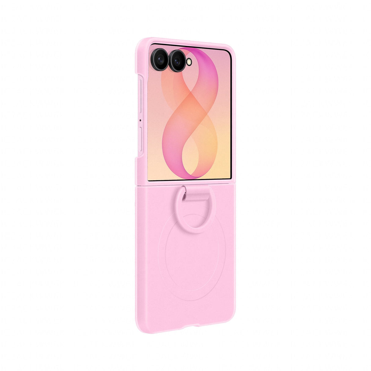 Samsung Silicone Ring Magnet Case Fr Galaxy Flip8 Violet