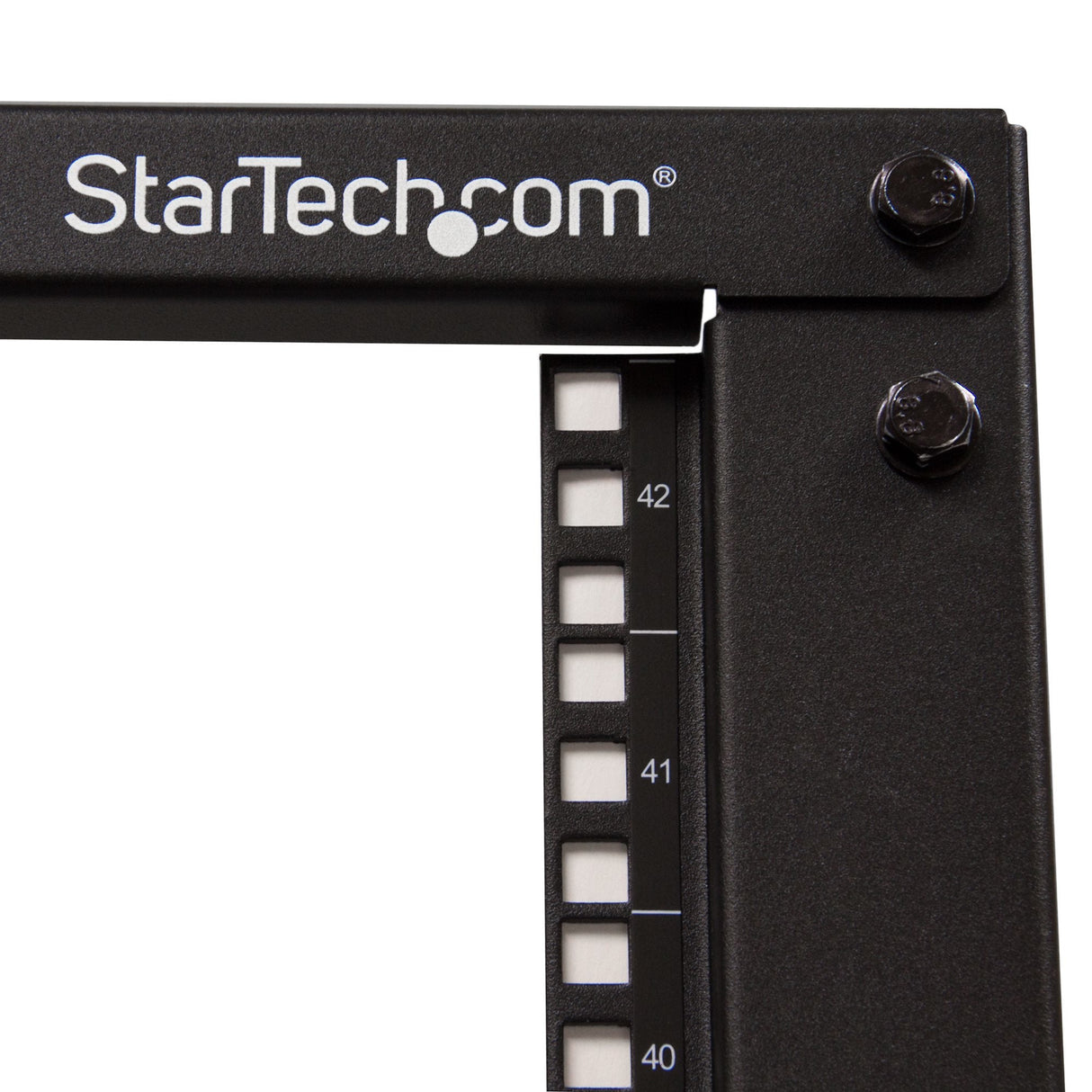 EAN 0065030855211 - StarTech.com 4POSTRACK42 armario rack Rack o bastidor independiente Negro imagen 2