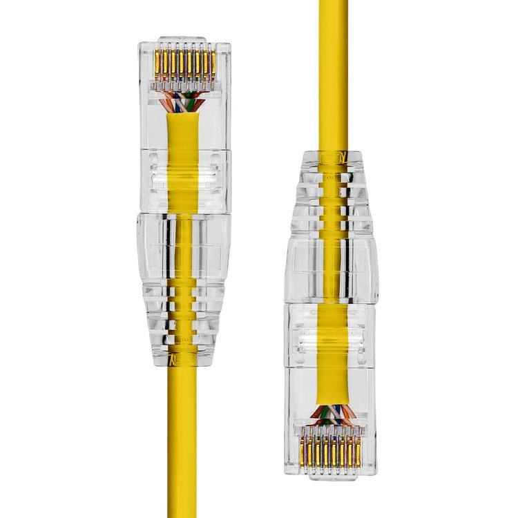 Proxtend Slim U/Utp Cat6 Lszh Awg 28 Yellow 30cm