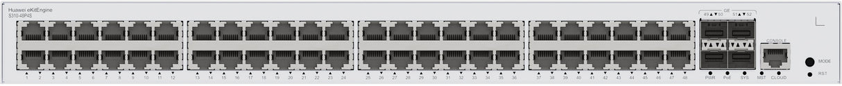 EAN 6901443450169 - HUAWEI eKit S310 Series S310-48P4S Gestionado L2+ Gigabit Ethernet (10/100/1000) Energía sobre Ethernet ( imagen 2