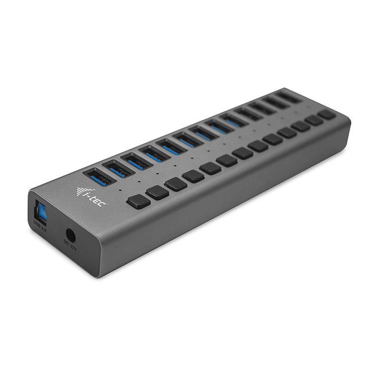 EAN 8595611702952 - i-tec U3CHARGEHUB13 cargador de dispositivo móvil Universal Gris Corriente alterna Interior imagen 1