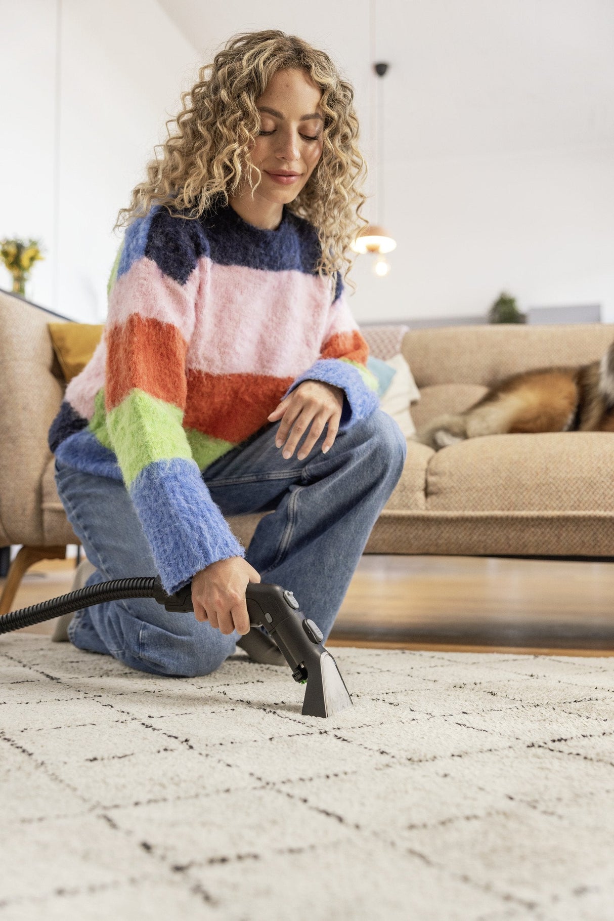 Aspiradora Kärcher Se 3 Compact Home Floor, Blanco/Rojo Neón 1.081-533.0