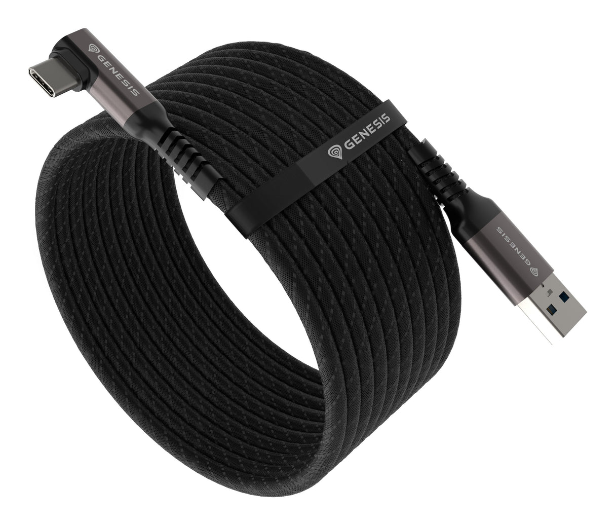 EAN 5901969445343 - GENESIS NVC-2221 cable USB USB 3.2 Gen 1 (3.1 Gen 1) 5 m USB A USB C Negro, Gris imagen 5