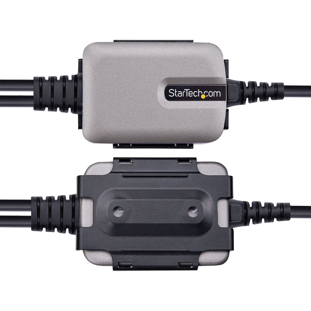 Startech.Com 2p6ffc-Usb-Serial Cambiador De Género Para Cable Usb-A 2 X Db-9 Rs-232 Negro, Gris