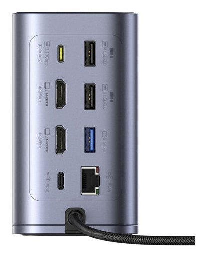 Baseus Nomos Nu I Air Spacemate 12-In-1 Docking Station Space Grey
