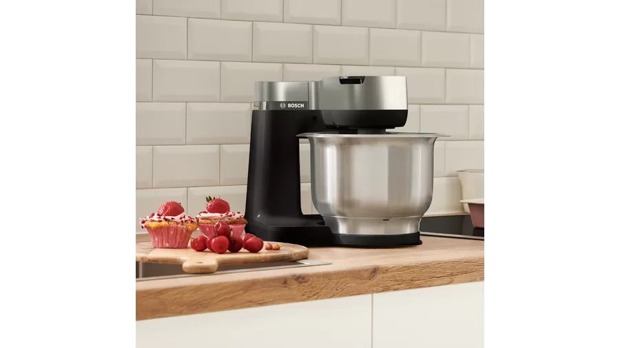EAN 4242005252350 - Bosch Serie 2 MUMS2VM00 robot de cocina 900 W 3,8 L Negro, Plata imagen 9