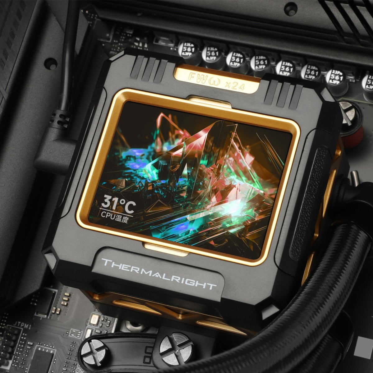 Water Cooler Cpu Aio Thermalright Frozen Warframe Argb Pret