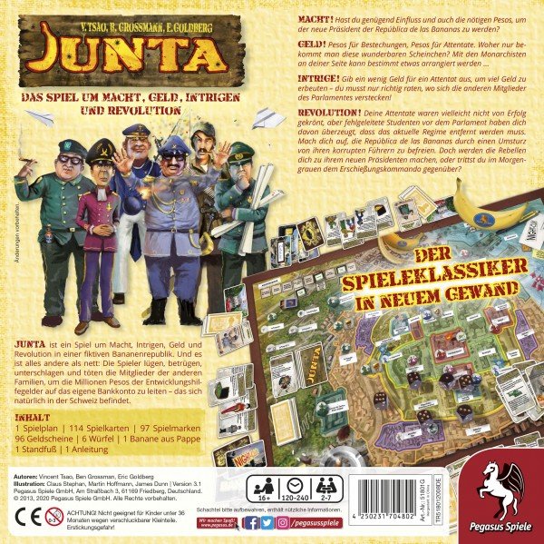 Pegasus Junta, Juego De Mesa Nueva Edición 51801g