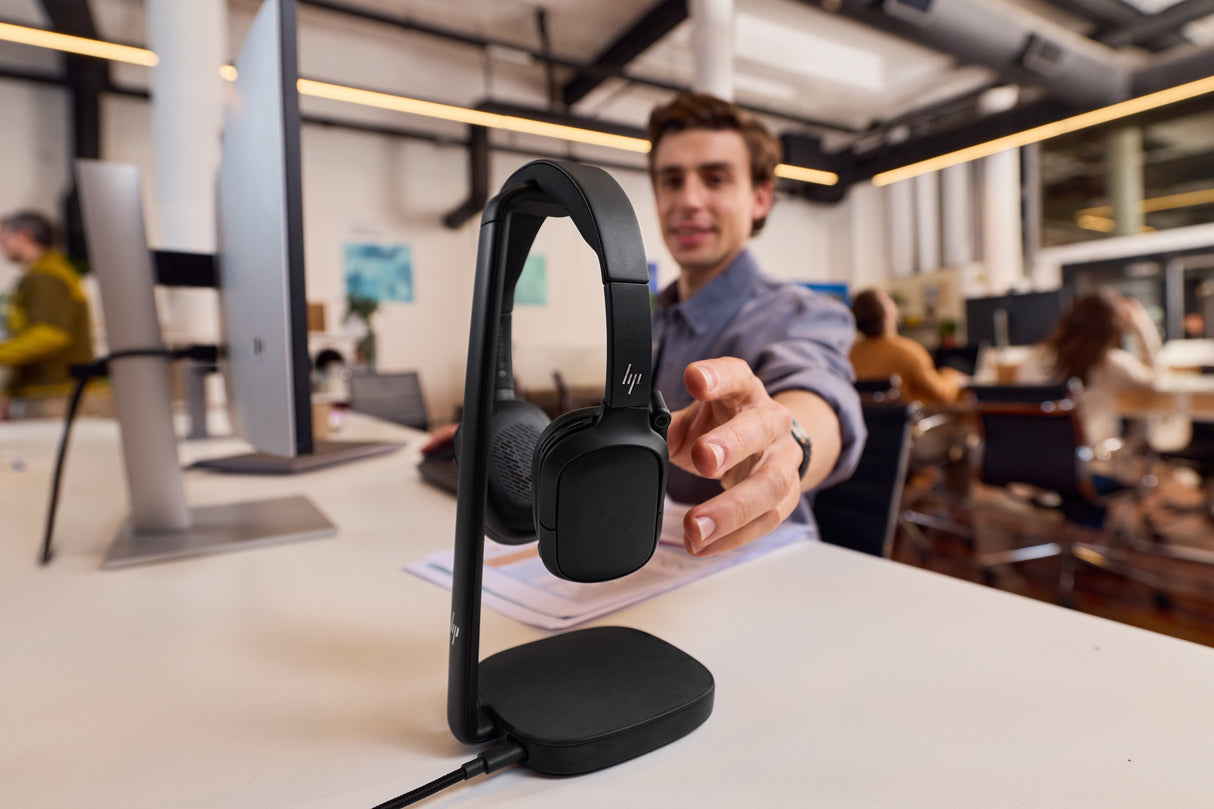 Hp Poly Focus 625 Headset + Wireless Charge Stand